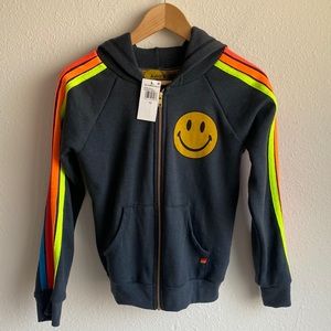 Aviator Nation navy hoodie kids size 12. Brand new with tags.